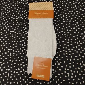 BRUNO CONTE MEN'S SILKY DRESS SOCK FASHION COLORS.